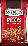 6-Pack 8 Oz Snyder's of Hanover Pretzel Pieces, Hot Buffalo Wing $10