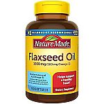 100-Count Nature Made Flaxseed Oil 1000 mg Softgels $3.55