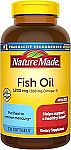 230-Ct Nature Made Fish Oil Omega 3 1200 mg Softgels $9 and more