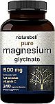 240-Ct Naturebell Pure Magnesium Glycinate 500mg Capsules $11