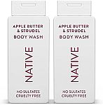 2-Ct 18-Oz 18oz Native Body Wash (Apple Butter & Strudel or Autumn Air & Amber) $10