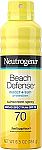 6.5-Oz Neutrogena Beach Defense SPF70 Sunscreen Spray $3.54 (Reg $13.19)