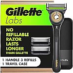 GilletteLabs With Exfoliating Bar Shaving Razor (1 Handle, 3 Blade Refills) $15.58