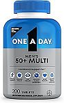 200-Ct One A Day Men’s 50+ Healthy Advantage Multivitamin $9