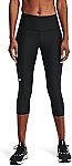 Under Armour Women's HeatGear Armour High-Waisted Pocketed Capris $16.99 (reg. $40)