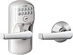 Schlage Plymouth Keypad Lock with Lever Handle $90