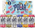 18-Pack 12 fl oz Polar Seltzer Water Sampler Variety Pack $9