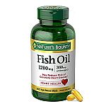 200-Ct Nature's Bounty Fish Oil 1200mg Softgels Supplements $9.21 YMMV