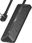 Anker 12-in-1 Flat Plug Power Strip (8x AC, 2x USB-C, 2x USB-A) $23.99