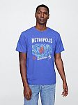 Gap Soft Relaxed Graphic T-Shirt $6 + Free Shipping
