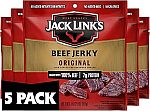 5-Ct Jack Link's Beef Jerky Original 0.625 oz $3.50 and more