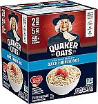 Pack of 2 Quaker Quick 1-Minute Oatmeal 2.5 Pound $8.35