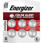 6-Pk Energizer CR2032 3V Lithium Coin Batteries $4.40