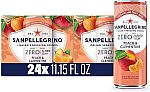 24-Pack 11.15-Oz Sanpellegrino Zero Italian Sparkling Drinks (Peach Clementine) $12.61