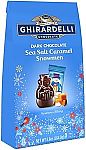 5.8 oz GHIRARDELLI Dark Chocolate Sea Salt Caramel Snowmen $3.66