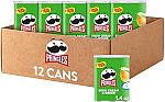 12 Count 1.4oz Pringles Potato Crisps Chips Snacks (Sour Cream and Onion) $5