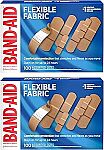 2-Pack 100-Count Band-Aid Flexible Fabric Adhesive Bandages $10.25