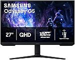 Samsung 27" QHD Odyssey G5 (G51F) Gaming Monitor $159.99