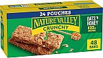 Nature Valley Crunchy Granola Bars, Oats 'n Honey, 48 Ct (24 pouches) $6.70