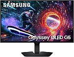 SAMSUNG 27” Odyssey G5 G50SF QHD QD-OLED Gaming Monitor $299