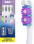2 x 4 Count Oral-B 3D White Stain Eraser Soft tootbrush $10.70