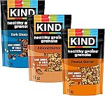 3 Count 11 Oz Kind Healthy Grains Granola Variety Pack $9