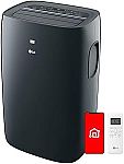 LG 8,000 BTU (DOE) 12,000 BTU (ASHRAE) Smart Portable Air Conditioner $295