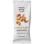 15-Pack 1.5-Oz Wickedly Prime Roasted Cashews Snack Pack (Coconut Toffee) $9.50