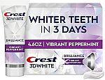 Crest 3D White Brilliance Teeth Whitening Toothpaste, 4.6 oz $3.55