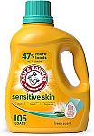 105-Oz Arm & Hammer Sensitive Skin Liquid Laundry Detergent (Fresh Scent) $6.54