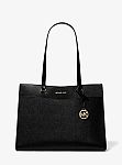 Michael Kors Jet Set Travel Large Saffiano Leather Pocket Tote Bag $89