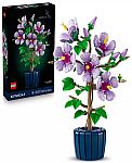 LEGO Botanicals Hibiscus Flower Building Set 10372 $40 and more