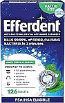 126 Count Efferdent Retainer Cleaner & Denture Cleanser Tablets $3.28