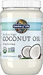 14-Oz Garden of Life Store Raw Organic Extra Virgin Coconut Oil $5