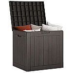 31-Gal Gianna Outdoor Storage Resin Deck Box $16.99