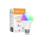 Woot Home Lighting Sale - Amazon Basics Smart A19 LED Color Changing Light Bulb 9W $4 and more
