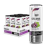 12-Pk 12-Oz CELSIUS Sparkling Grape Rush Sugar Free Energy Drink $14.25