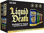 12 Pack 12 fl oz Liquid Death Soda-Flavored Sparkling Water $7.16
