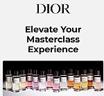 FREE Dior MasterClass Fragrance Sample