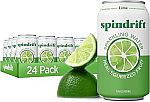 24 Count 12 fl oz Spindrift Sparkling Water (Lime Flavored) $10.78