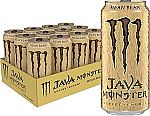 12-Pack 15-Oz Monster Energy Java Monster, Coffee + Energy Drink (Mean Bean) $14.13