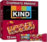 12-Pack 1.4-Oz KIND Bars (Cranberry Almond) $8.25