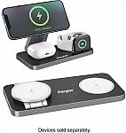 Energizer 3-in-1 15W Magnetic MagSafe/Qi2 Compatible Fast 15W Charging Station $19.99