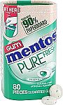 80-pc Mentos Pure Fresh Sugar-Free Chewing Gum with Xylitol, Spearmint Flavor 2 for $5.51