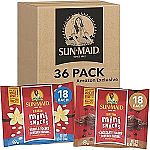 36-Ct 0.5-Oz Sun-Maid Vanilla & Chocolate Yogurt Coated Raisins $9