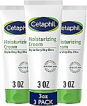 3-Ct 3-Oz Cetaphil Face & Body Moisturizer Hydrating Cream $10