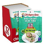 12-Pk 2.5-Oz Chicken of the Sea Dill Wild Caught Tuna Packets $7.80