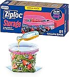 81-Ct  Ziploc Gallon Food Storage Bags $6.62
