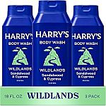 3-Pack 18-Oz Harry's Men's Body Wash (Wildlands) $15