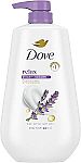 3-Ct 30.6-Oz Dove Body Wash with Pump Relax Lavender Oil & Chamomile $17